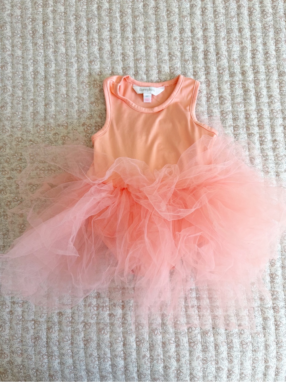 Peach Tulle Tutu Dress for Kids by Joyfolie